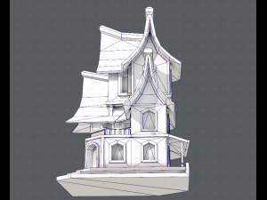 house cartoon v08 Modèle 3D