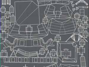 house cartoon v08 3D Model