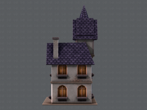 house cartoon v09 Model 3D
