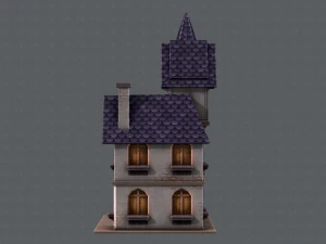 house cartoon v09 3D Model