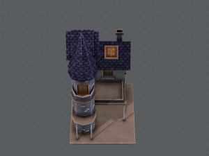 house cartoon v09 Model 3D