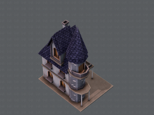 house cartoon v09 Model 3D