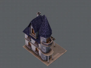 house cartoon v09 3D Model