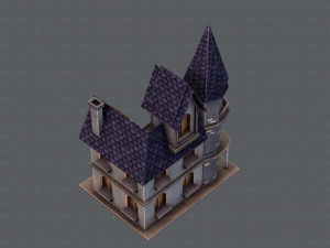 house cartoon v09 Model 3D
