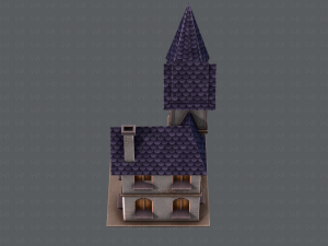 house cartoon v09 Model 3D