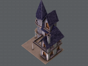 house cartoon v09 Model 3D