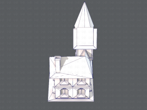 house cartoon v09 Model 3D