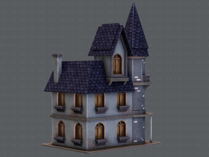 house cartoon v09 Model 3D