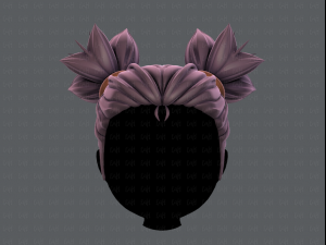 3d hair style for girl v41 3D Модель