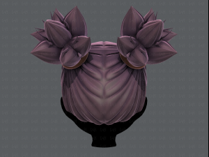 3d hair style for girl v41 3D Модель