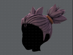3d hair style for girl v41 3D Модель