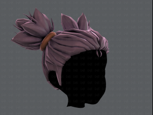 3d hair style for girl v41 3D Модель