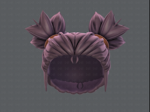 3d hair style for girl v41 3D Модель