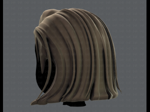3d hair style for girl v42 Modelo 3D
