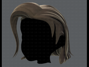 3d hair style for girl v42 Modelo 3D