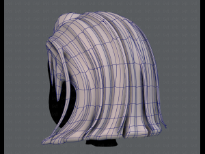 3d hair style for girl v42 Modelo 3D