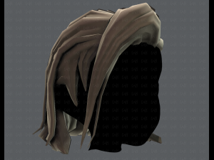 3d hair style for girl v42 Modelo 3D