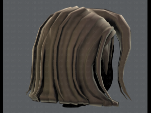 3d hair style for girl v42 Modelo 3D