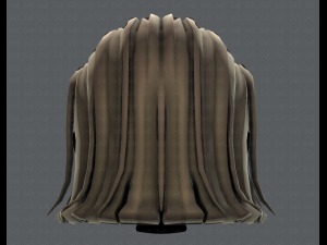 3d hair style for girl v42 Modelo 3D
