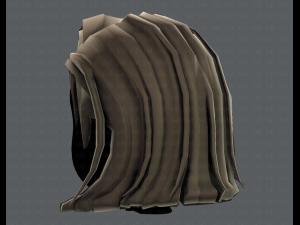 3d hair style for girl v42 Modelo 3D