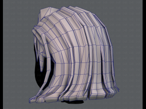 3d hair style for girl v42 Modelo 3D