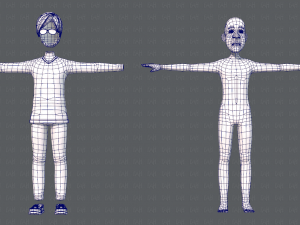 old man character v01 3D मॉडल