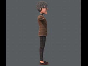 old man character v01 3D मॉडल