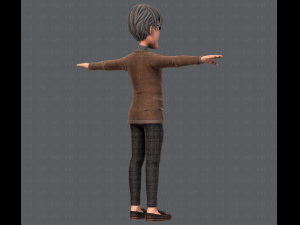 old man character v01 3D मॉडल