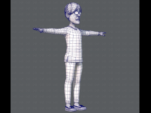 old man character v01 3D मॉडल
