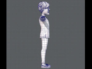 노인 캐릭터 v01 3D 모델