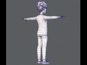 노인 캐릭터 v01 3D 모델