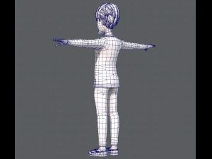 노인 캐릭터 v01 3D 모델