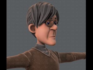 old man character v01 3D मॉडल