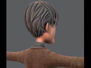 노인 캐릭터 v01 3D 모델