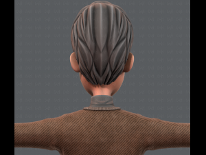 old man character v01 3D मॉडल