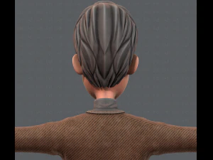 노인 캐릭터 v01 3D 모델