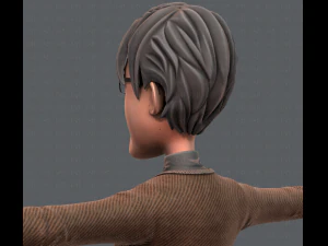 노인 캐릭터 v01 3D 모델