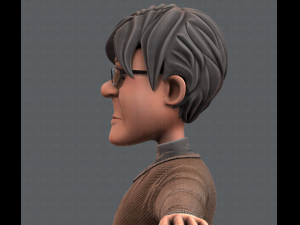 old man character v01 3D मॉडल