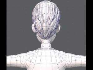 노인 캐릭터 v01 3D 모델