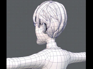 노인 캐릭터 v01 3D 모델