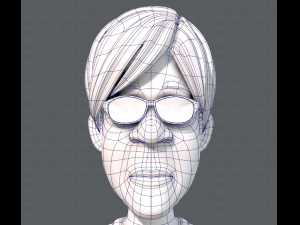 old man character v01 3D मॉडल