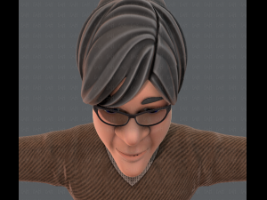 old man character v01 3D मॉडल