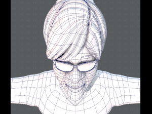 old man character v01 3D मॉडल