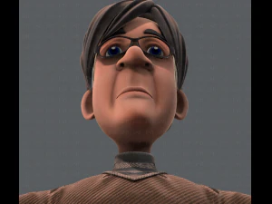 노인 캐릭터 v01 3D 모델