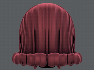 3d hair style for girl v43 3D Model