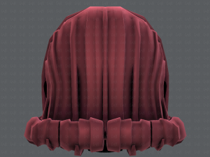 3d hair style for girl v43 3D Model