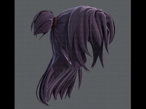 3d hair style for girl v44 3D Model