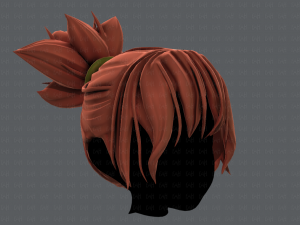 3d hair style for girl v45 3D Model