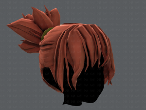 3d hair style for girl v45 3D Model