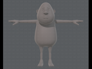 base mesh boy character v09 3Dモデル